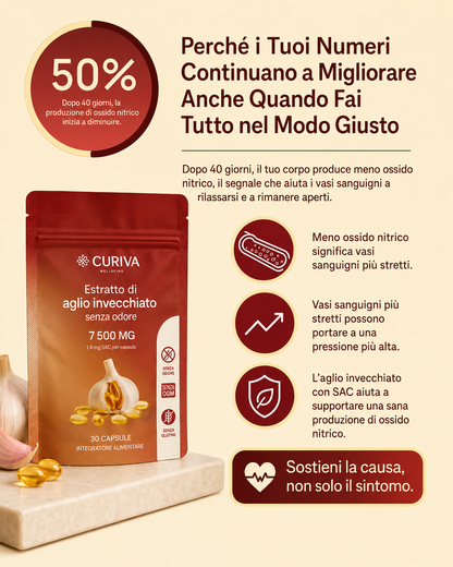 Estratto di aglio invecchiato — L'unico integratore naturale clinicamente testato per abbassare la pressione sanguigna