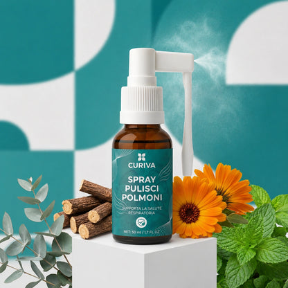 CURIVA™ Spray purificante per i polmoni