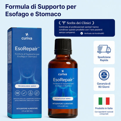 Curiva EsoRepair™: integratore con formula nano per la protezione dell'esofago