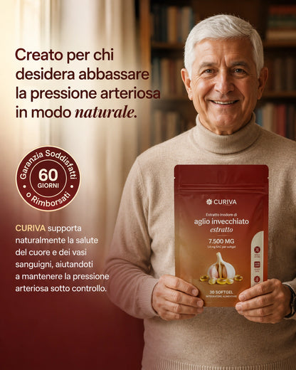 Estratto di aglio invecchiato — L'unico integratore naturale clinicamente testato per abbassare la pressione sanguigna